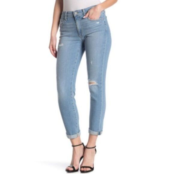 Joe's Jeans Slim Fit Boyfriend Crop blue Jeans size 28 - Picture 1 of 8